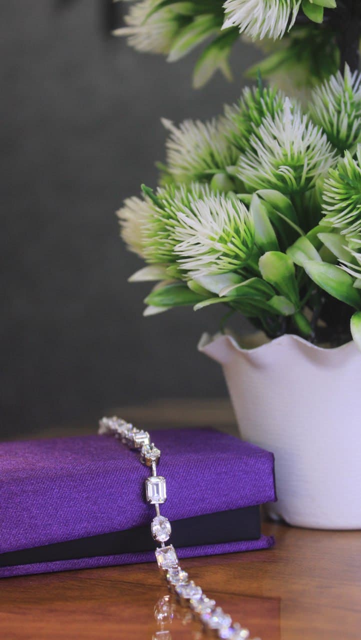 Elegant Sterling Silver | Sparkling Bracelet for Women 1