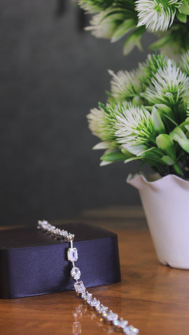 Elegant Sterling Silver | Sparkling Bracelet for Women 2