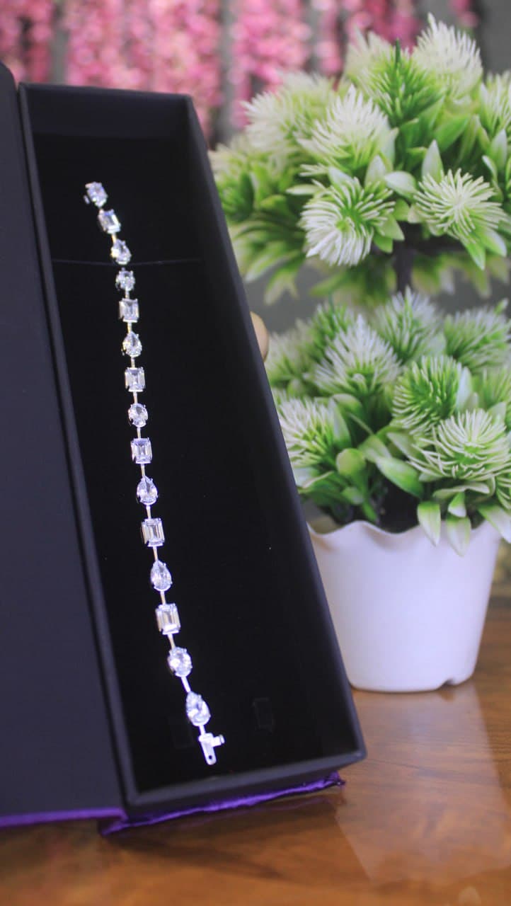 Elegant Sterling Silver | Sparkling Bracelet for Women 4